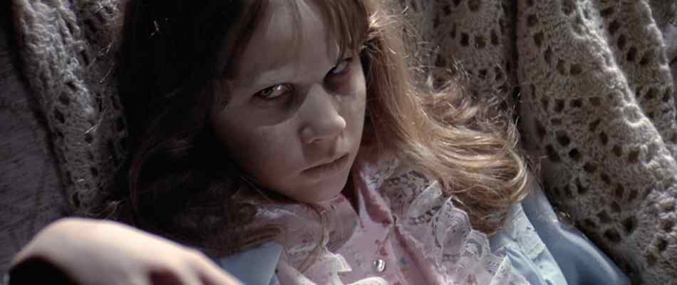 Linda Blair as Regan McNeil in the Exorcist.