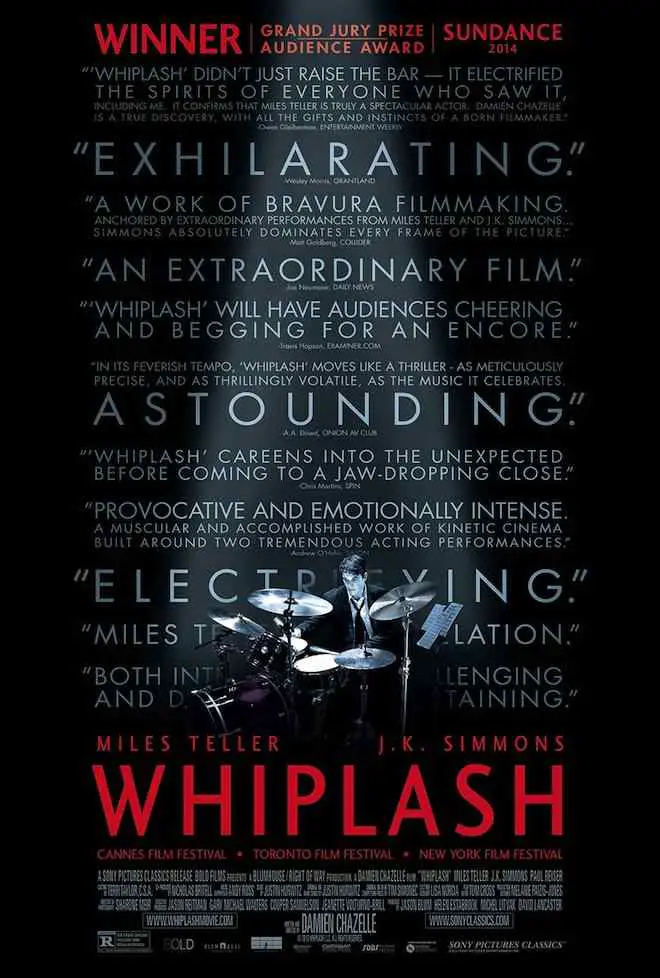 Whiplash Film Poster.
