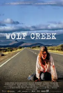 Wolf Creek poster. Australian Horror