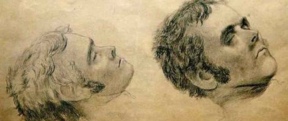 Death sketches of the cannibalistic fugitive Alexander Pearce