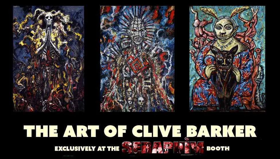 Clive Barker exhibit at Shock Pop