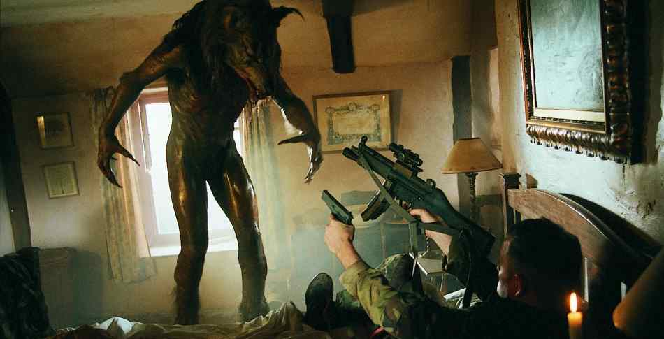 Soldiers versus werewolves in 2002's Dog Soldiers.