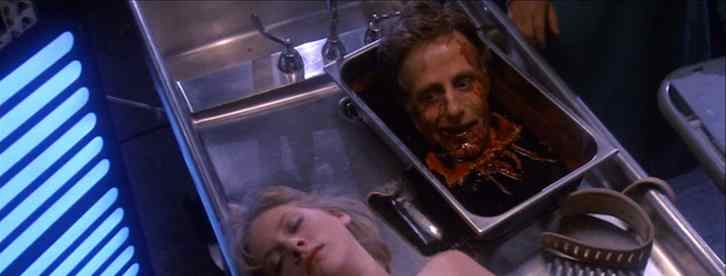 The infamous head scene in Re-Animator