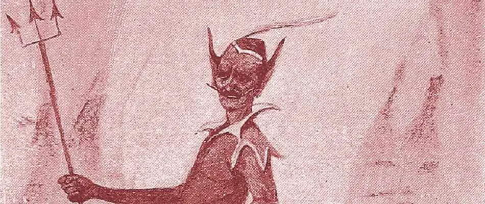 Vintage image of the devil