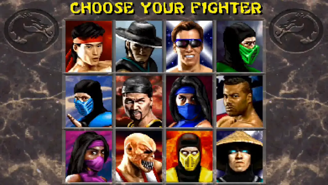 Ultimate mortal kombat 3 character select