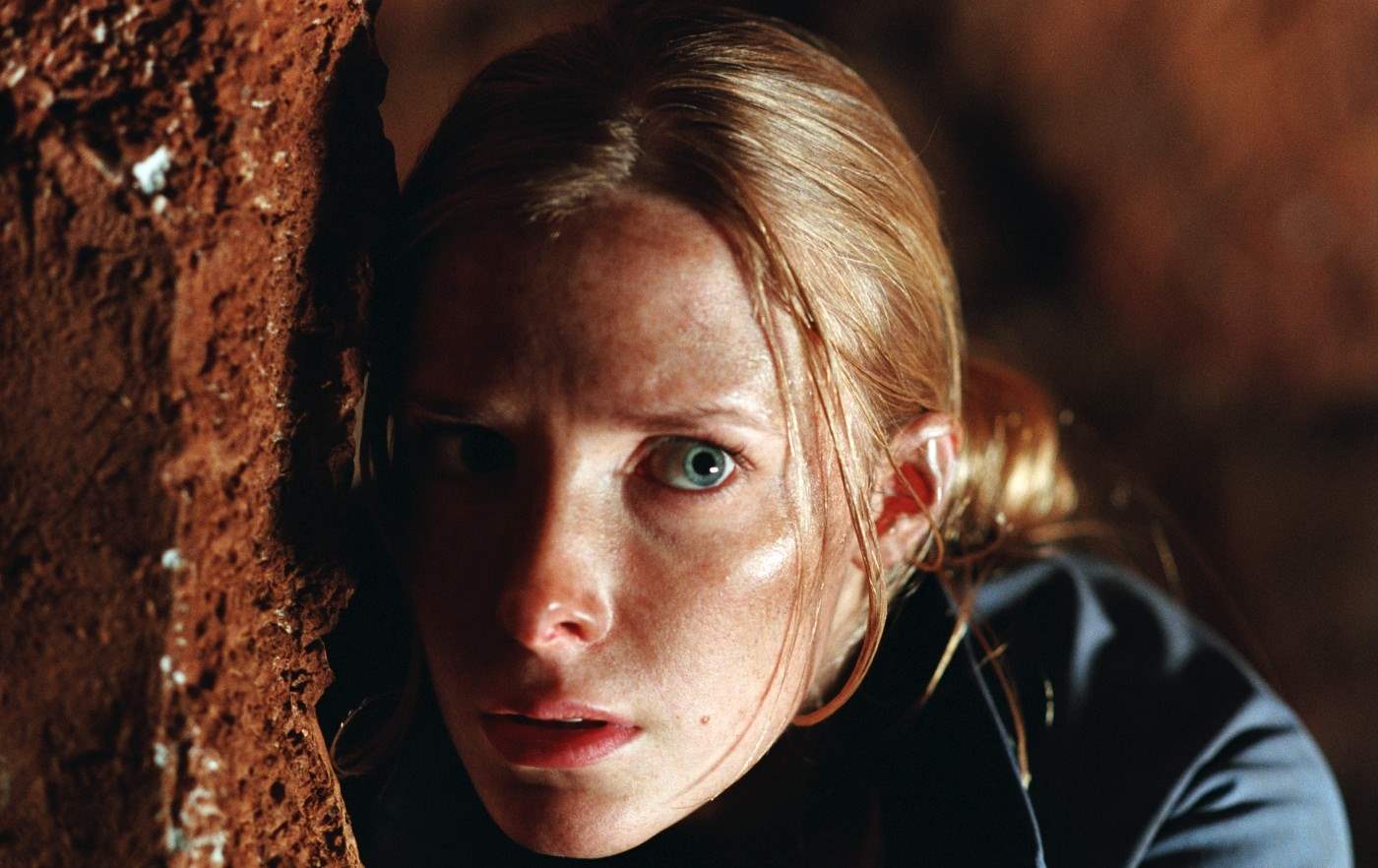 Shauna Macdonald portrays survivor Sarah in 2005's The Descent