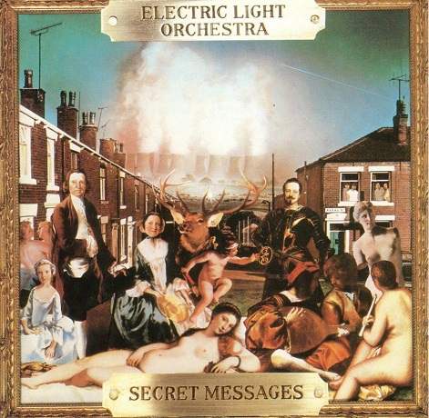 Cover image to Electric Light Orchestra's concept album Secret Messages.