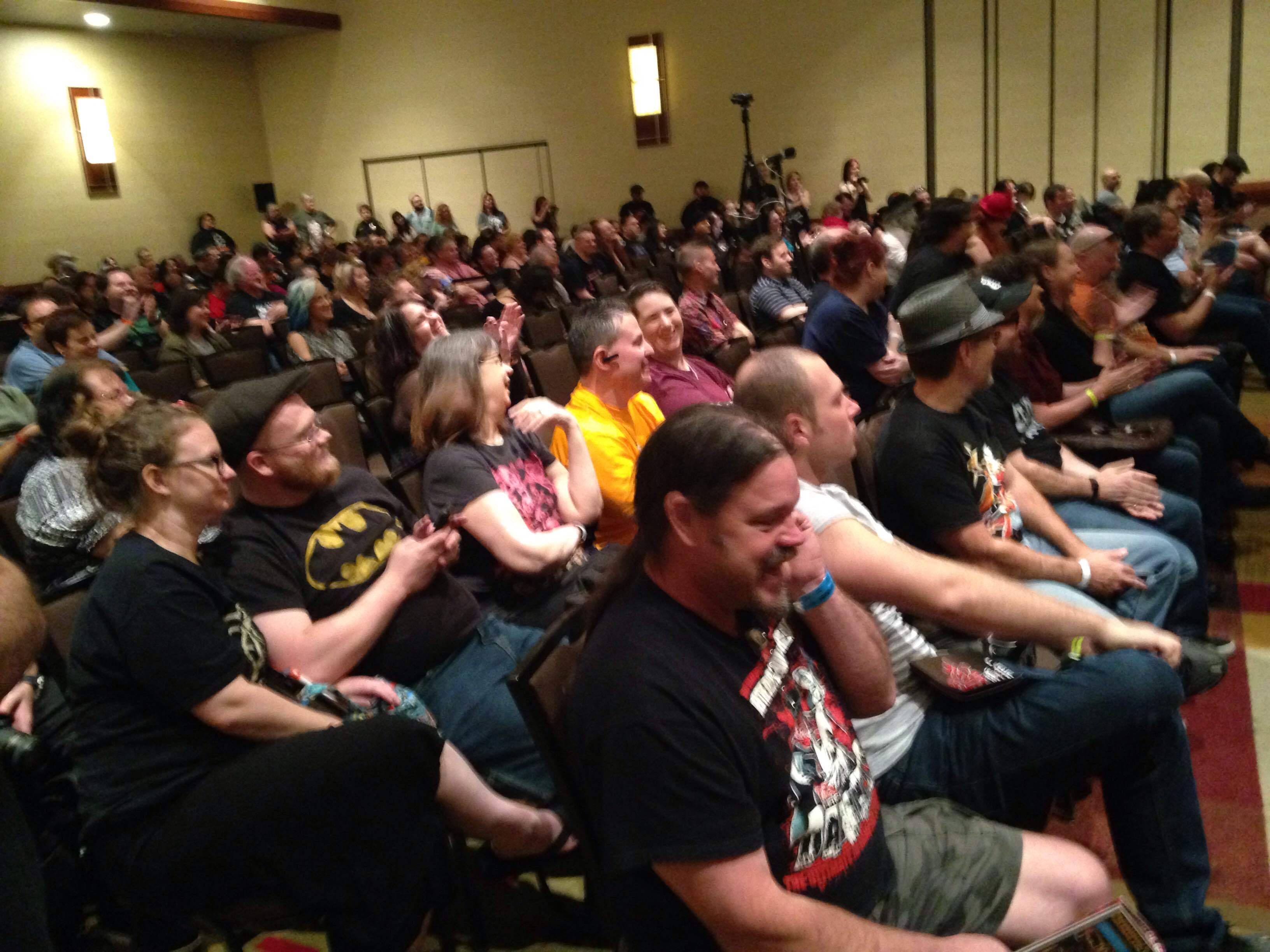 Texas Frightmare Weekend hosted many panel discussions for fans, including this one with Udo Keir