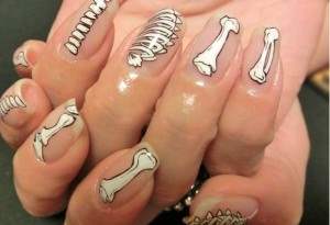 Halloween-Skeleton-Nail-Art