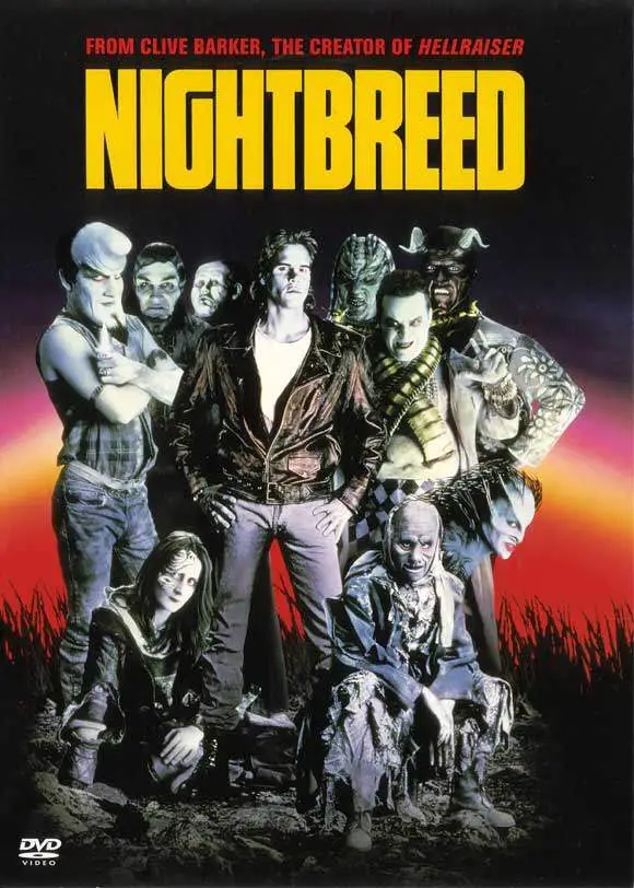 DVD cover for Clive Barker's Nightbreed