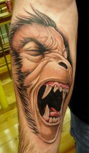 american werewolf in london tattoo.