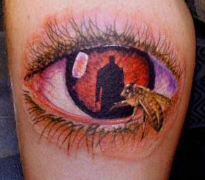 candyman movie eye tattoo.