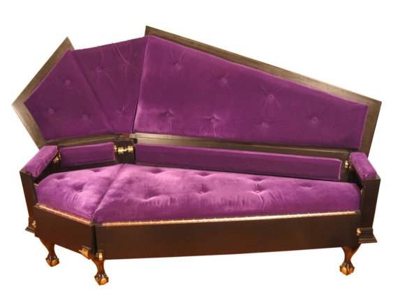 von erickson original coffin sofa.