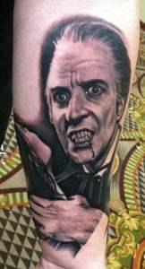 horror of dracula movie tattoo.