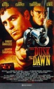 from dusk till dawn directed by robert rodriquez and starring george clooney.
