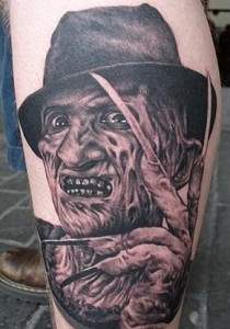 a nightmare on elm streets freddy krueger tattoo.