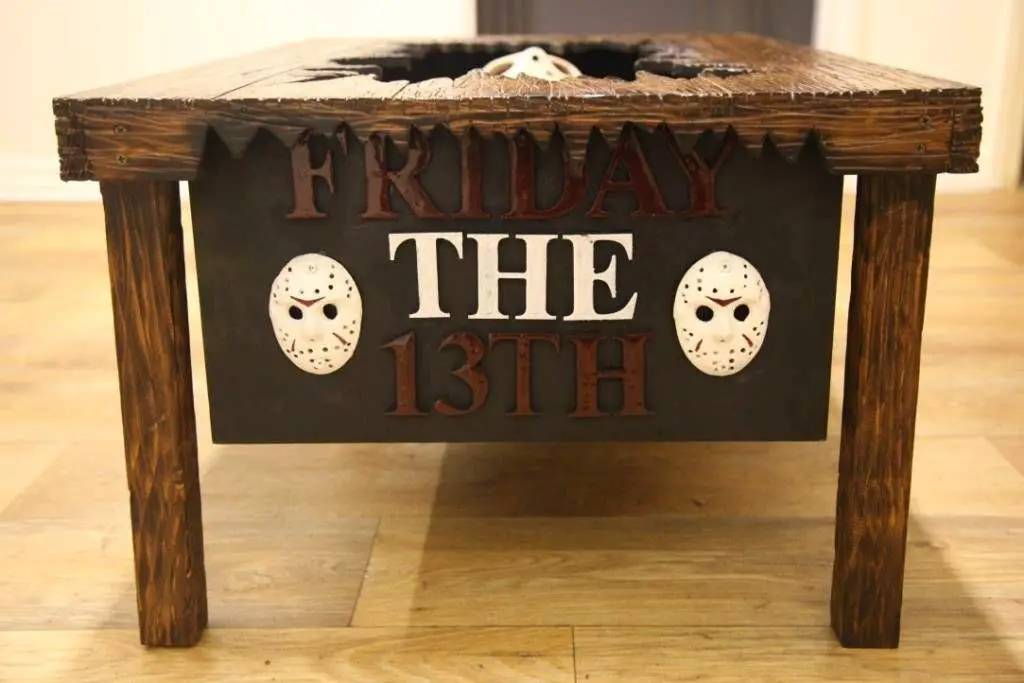 friday the 13th coffee table.