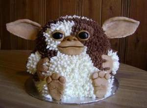 Gremlins movie horror themed cake.