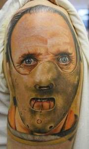 hannibal lecter silence of the lambs movie tattoo.
