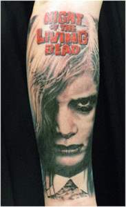 Night of the living dead tattoo