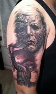 halloween movie michael myers tattoo.