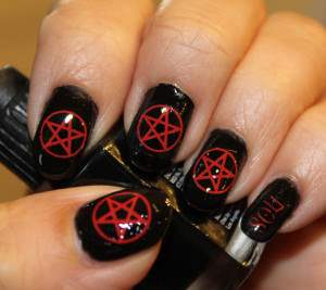 pentagram nails