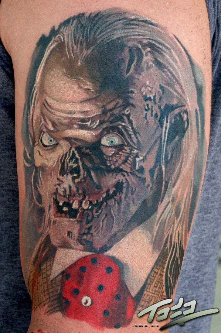 Horror Movie Leg Sleeve by Pepper TattooNOW