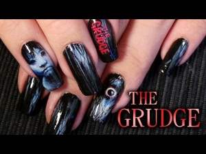 the movie the grudge nail art.