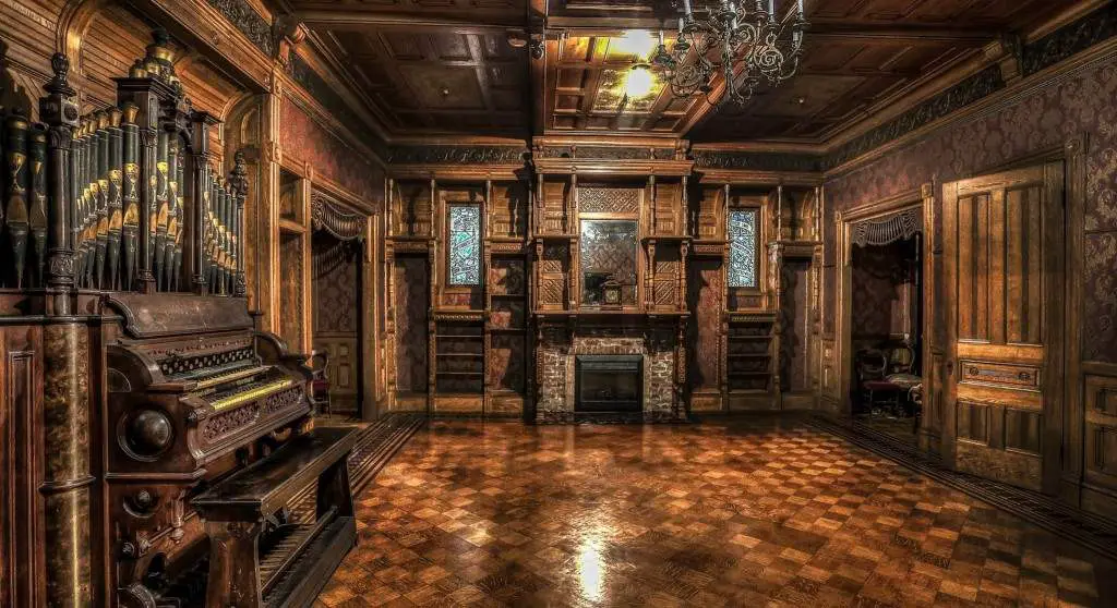 The mystery rooms of the famous Winchester house.