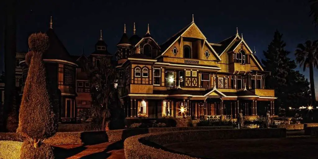 The winchester house of mystery in California.