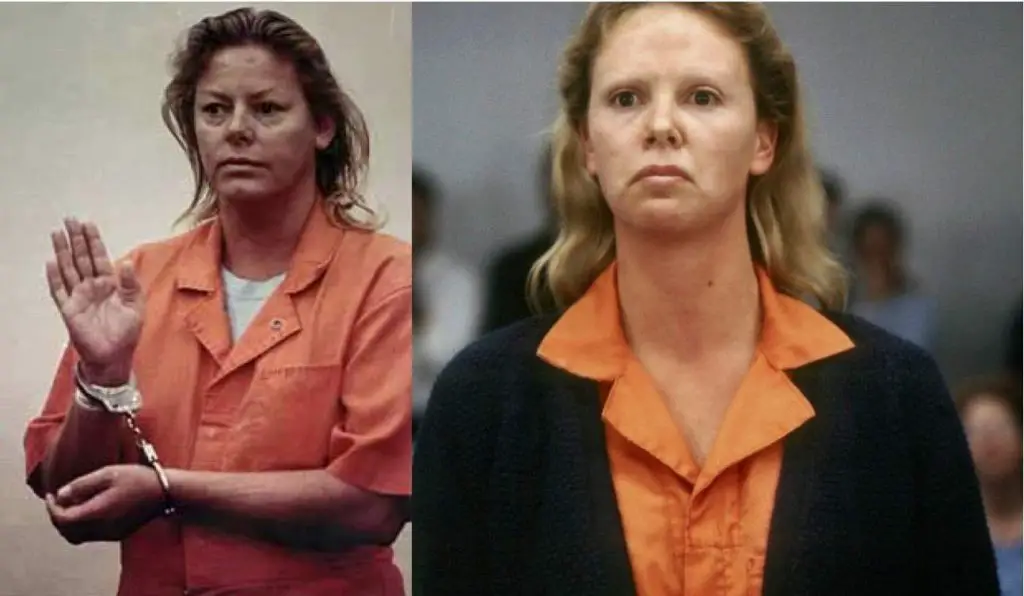 Aileen Wuornos and the amazing portrayal of her life by Charlize Theron in the movie Monster.