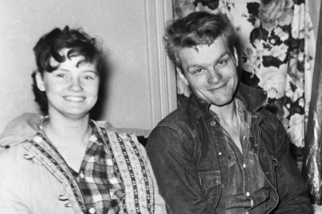 Teenage tearaways Caril Ann Fugate and Charles Starkweather.