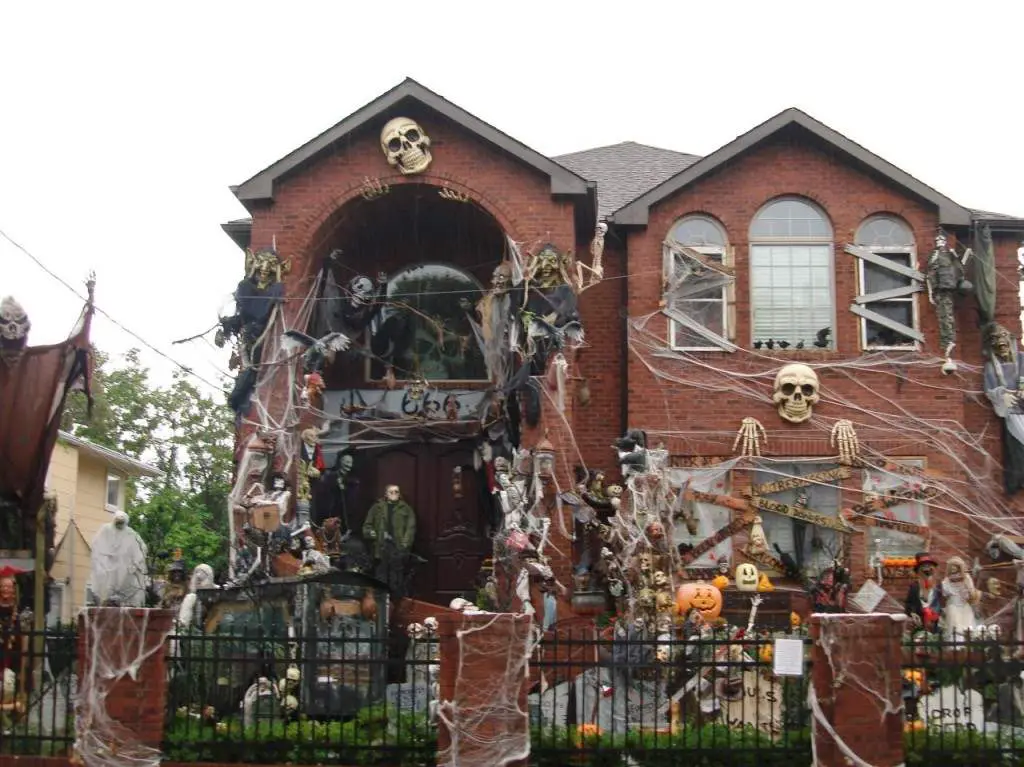 Halloween horror houses.