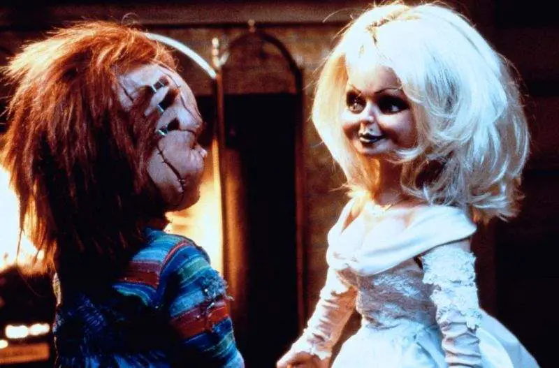 Chucky and Tiffany in Bride of Chucky