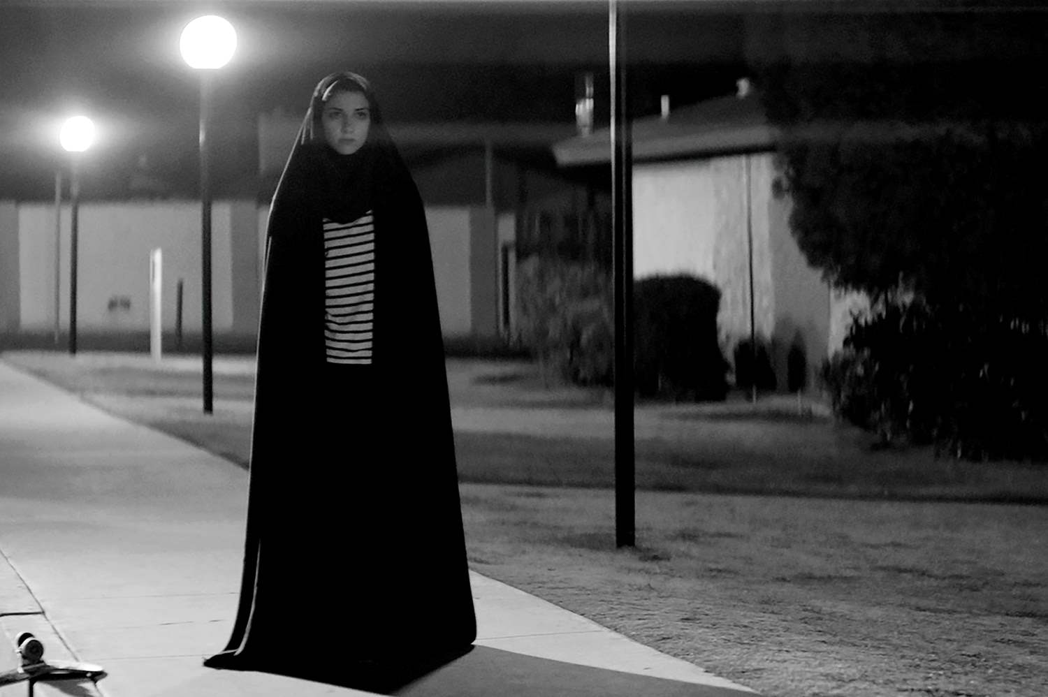 Sheila Vand in A Girl Walks Home Alone At Night