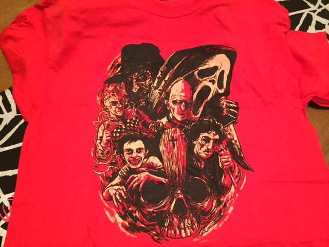A Wes Craven tribute t-shirt from Shirt Punch in the December 2015 Horror Block