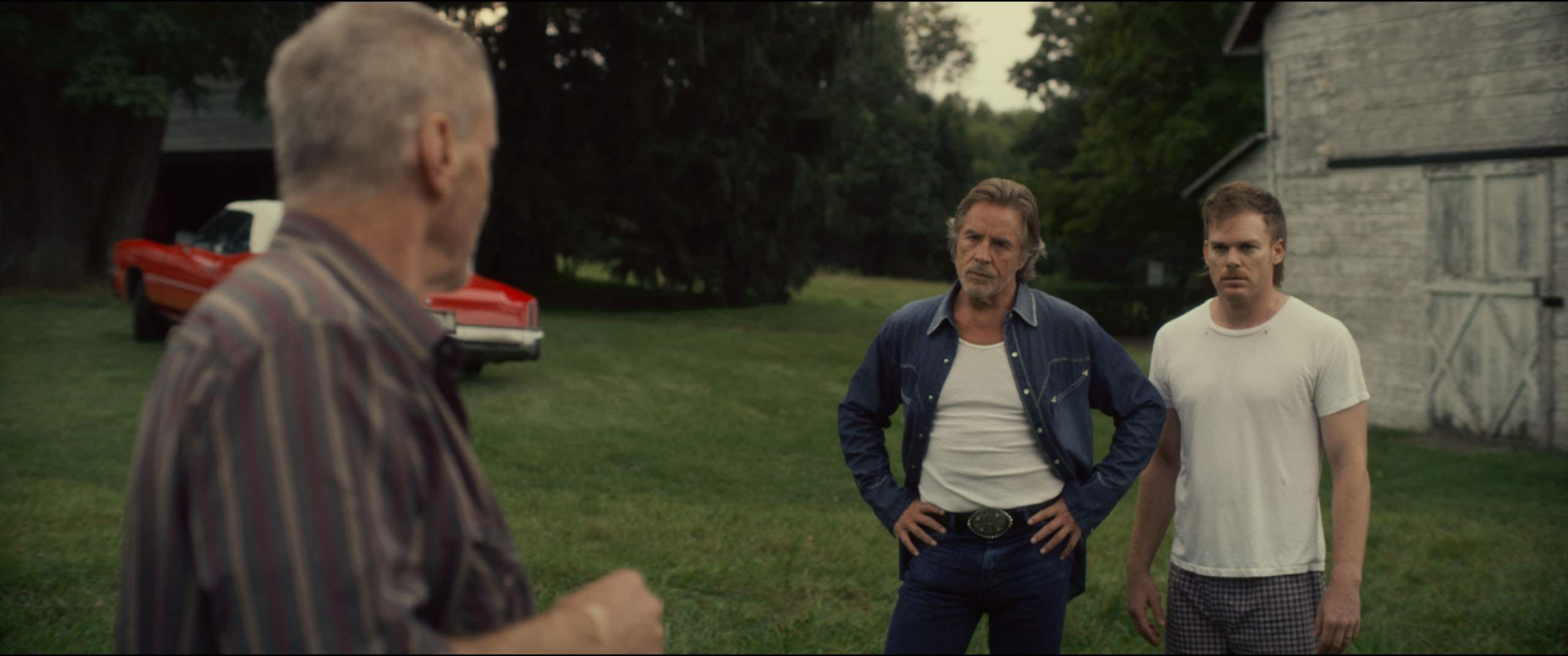 Sam Shepard, Don Johnson and Michael C. Hall in Cold In July
