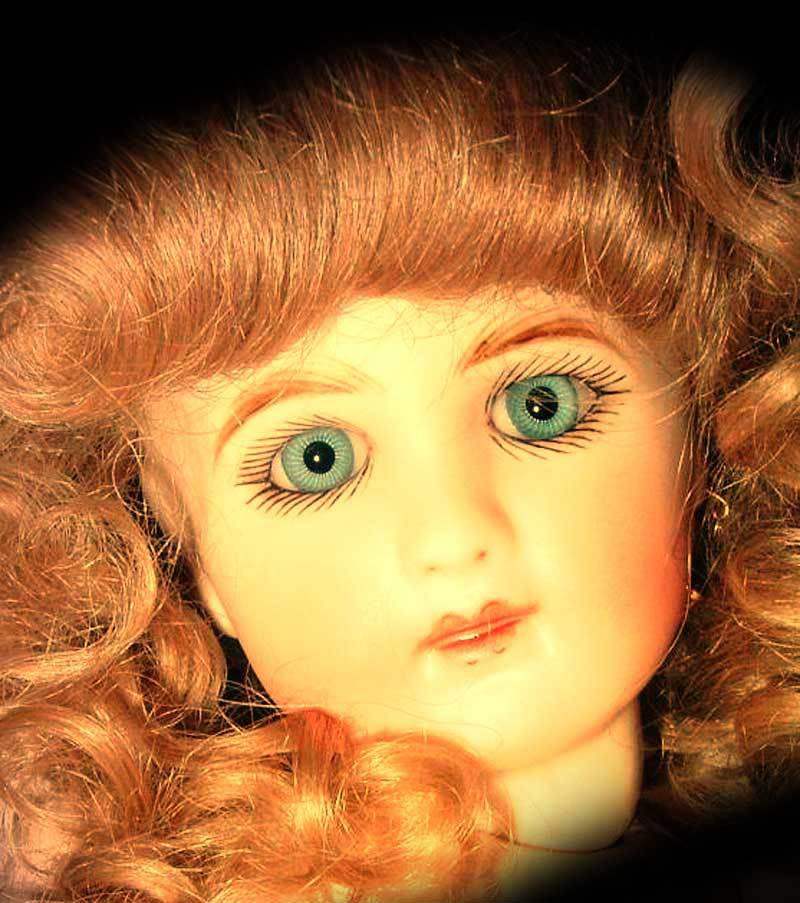 Amanda the beautiful but haunted doll.