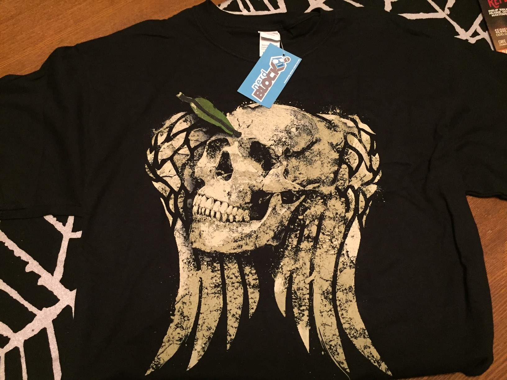 Daryl Dixon inspired t-shirt in the February 2016's Horror Block