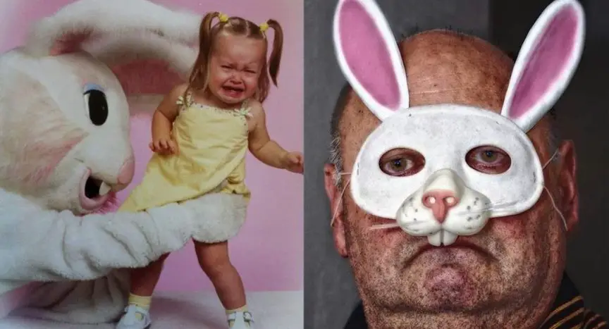 Terrifying Easter Bunny pics