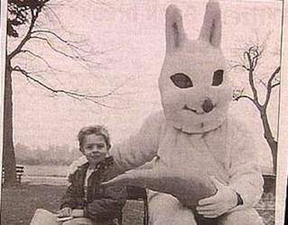 Super creepy easter bunnies.