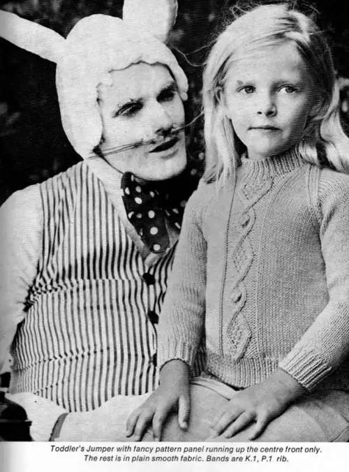 Creepy easter bunny family photos.