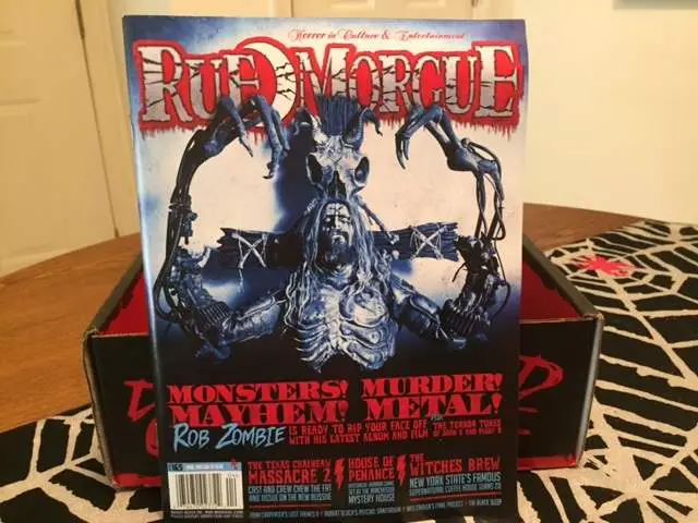 Rue Morgue issue #165 in the March 2016 Horror Block