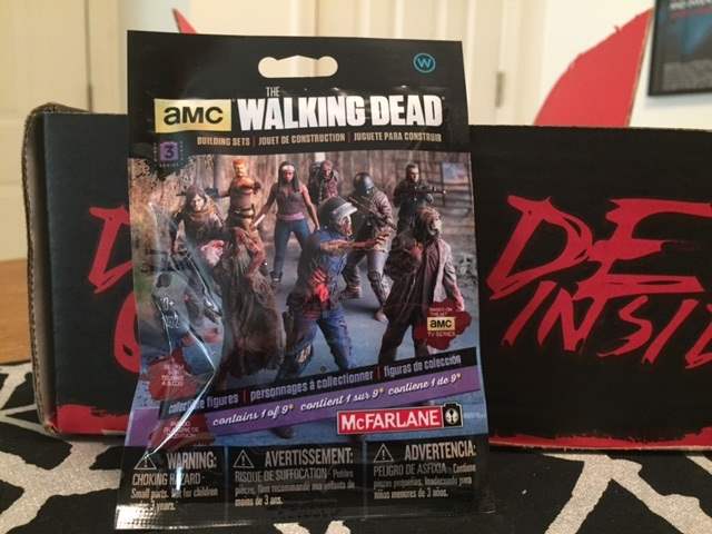 The Walking Dead zomibe figurine in the March 2016 Horror Block