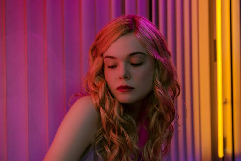 Upcoming horror movie The Neon Demon.