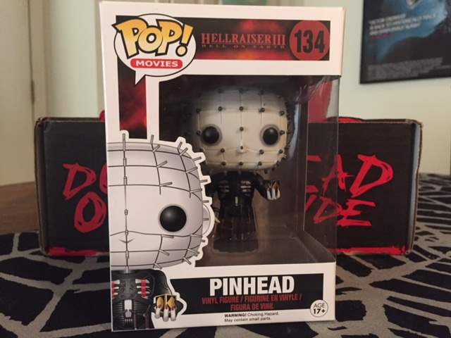 Hellraiser 3 Pop Vinyl Pinhead figure in the April 2016 Horror Block