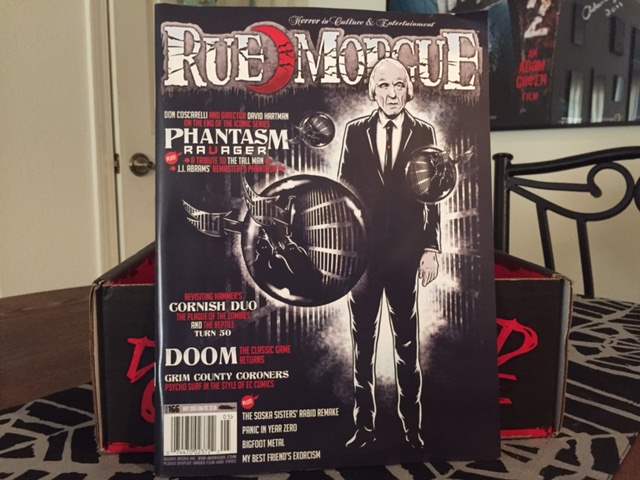 Rue Morgue magazine in the April 2016 Horror Block