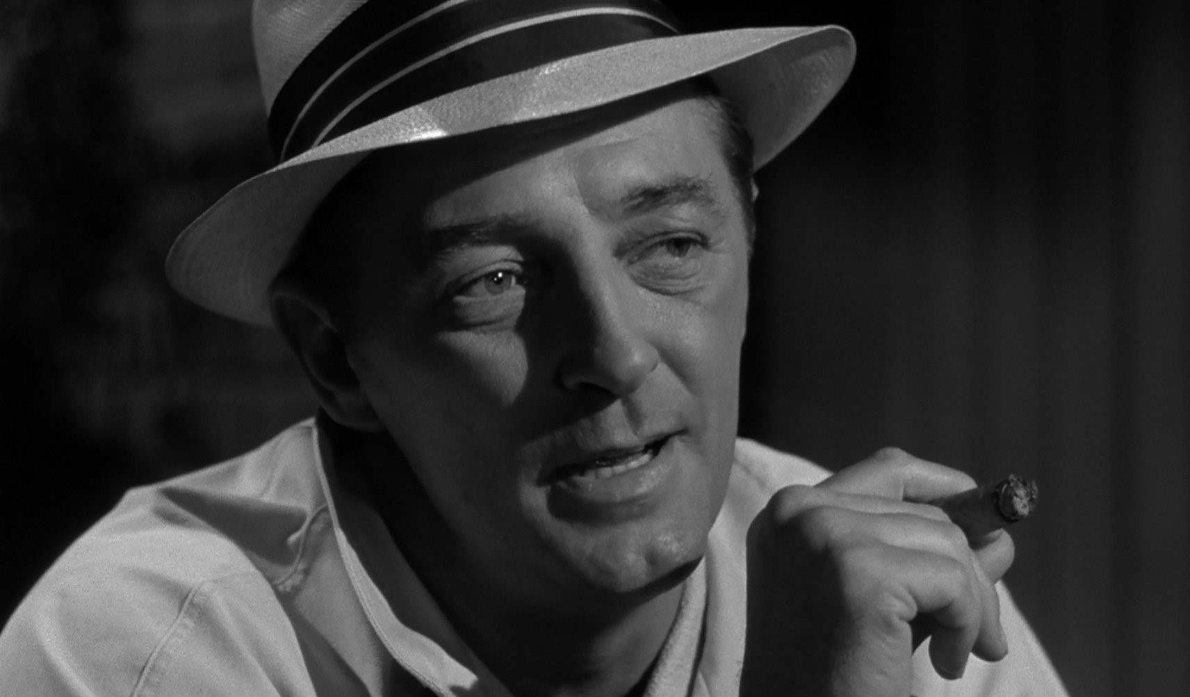 Robert Mitchum as the terrifying villain Max Cady in 1962's Cape Fear.