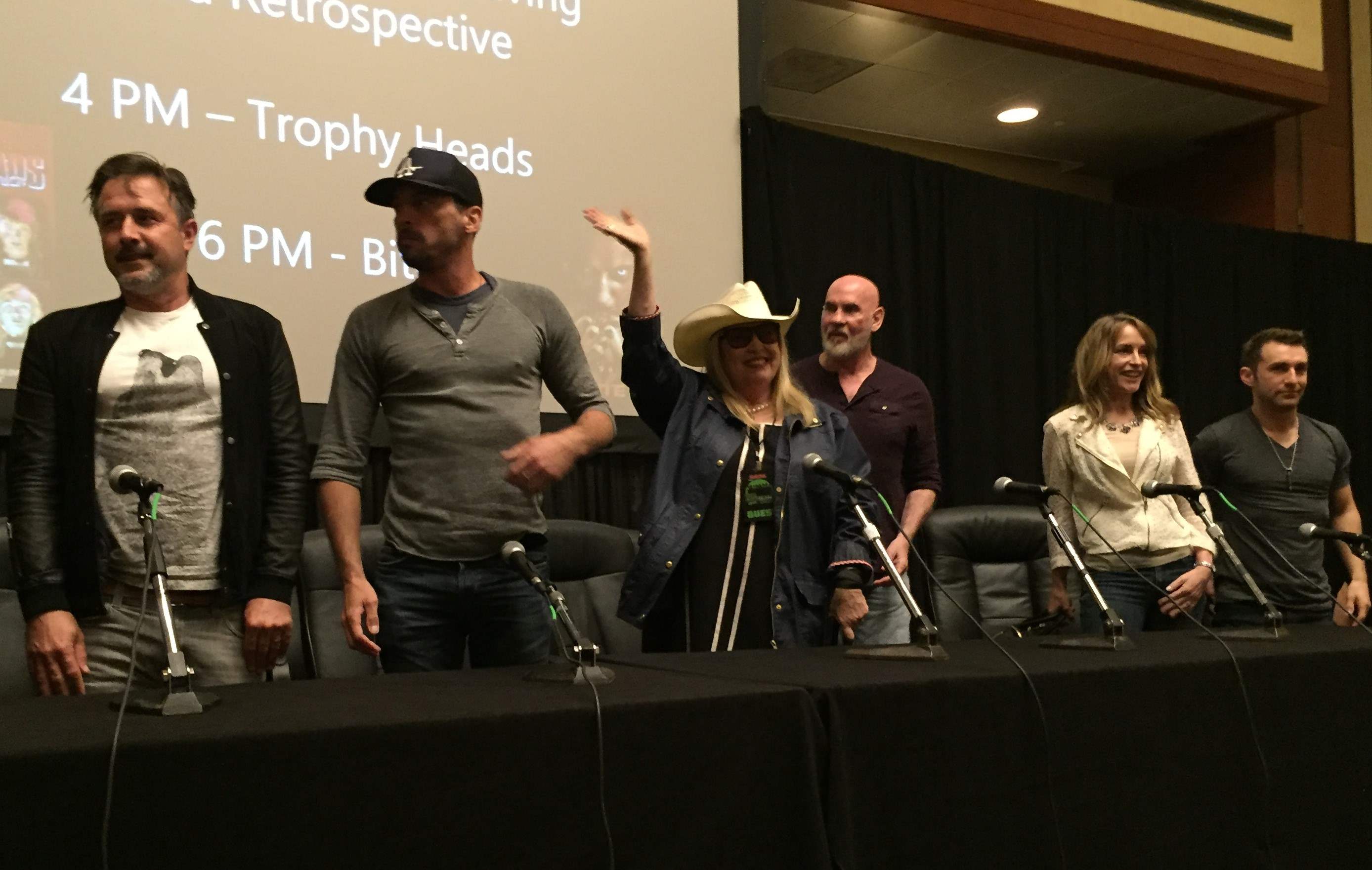 guests for the Remembering Wes Craven panel at Texas Frightmare Weekend 2016