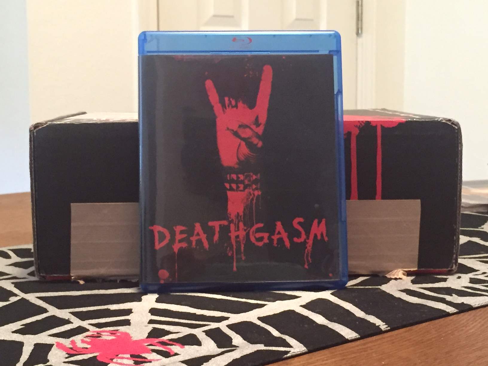 Blu-Ray copy of Deathgasm in the May 2016 Horror Block